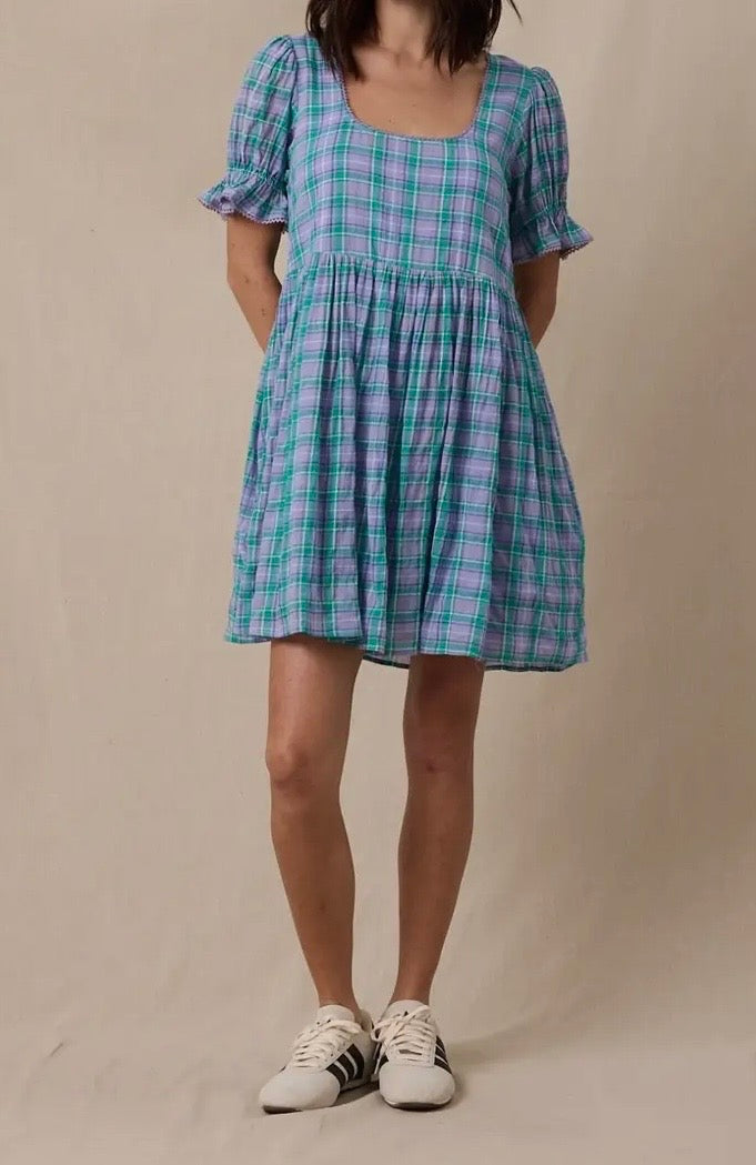 Plaid Mini Dress