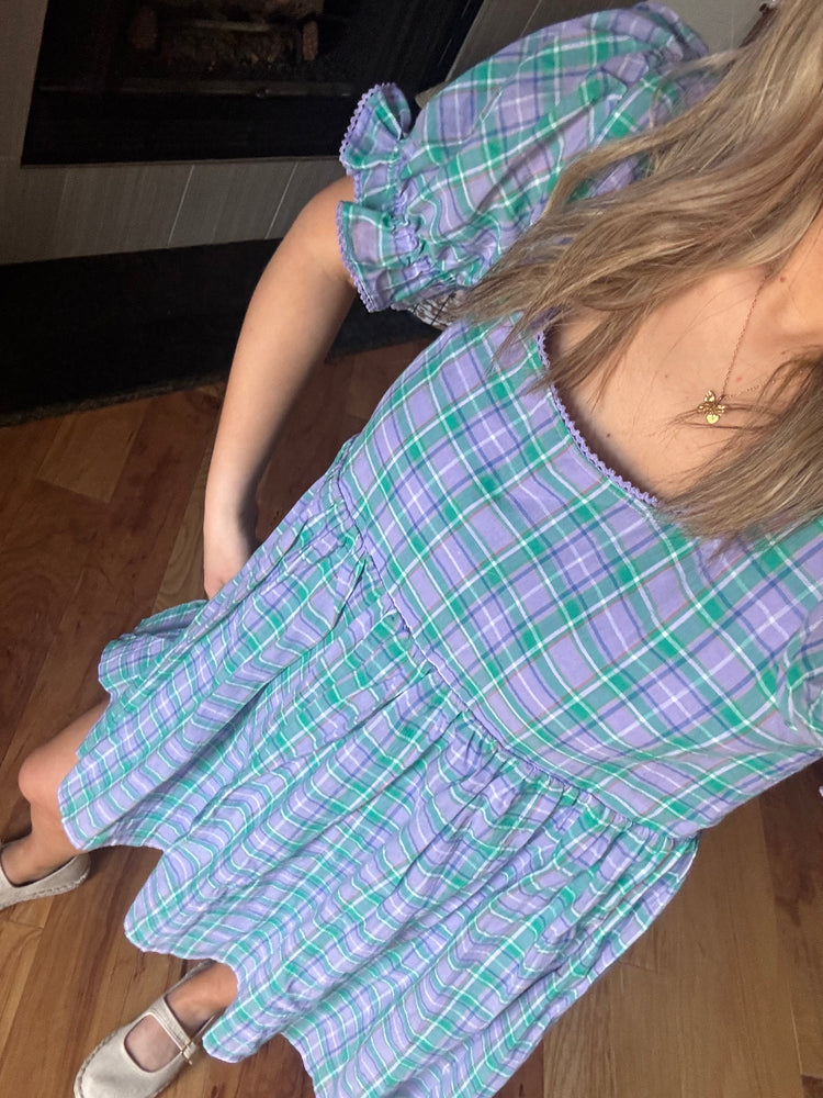 Plaid Mini Dress
