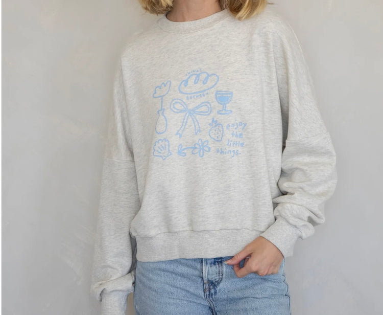 Enjoy the Little Things Crewneck