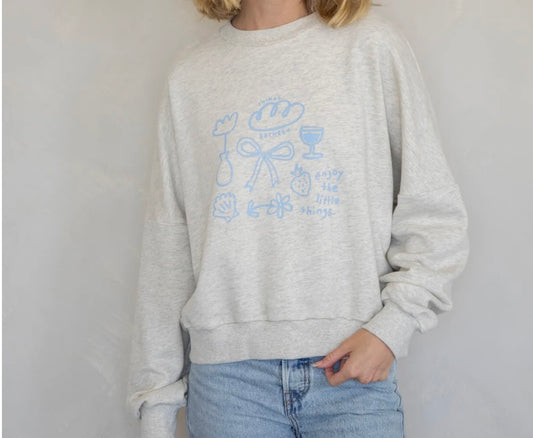 Enjoy the Little Things Crewneck