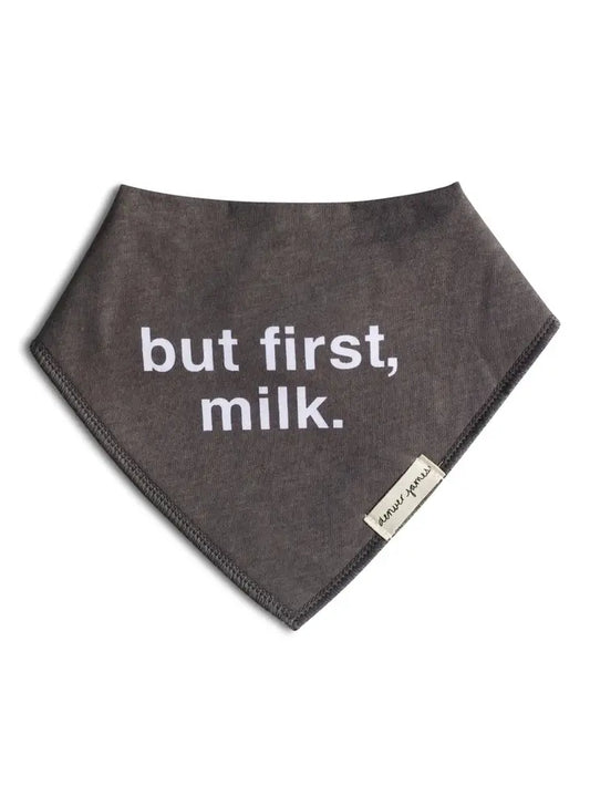 But First Milk Bandana Bib