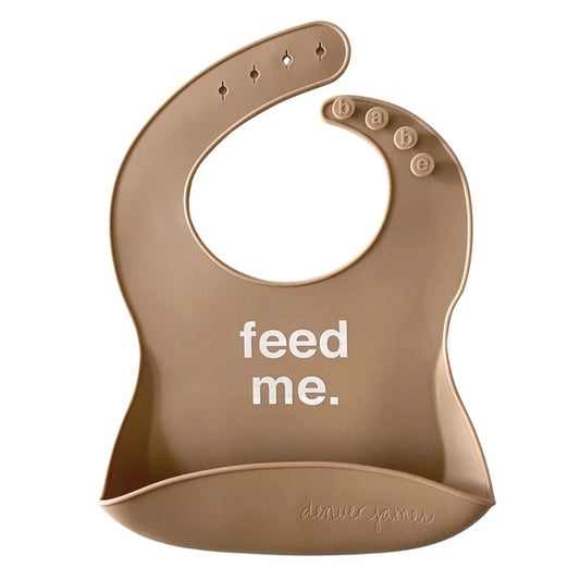 Feed Me Silicone Bib