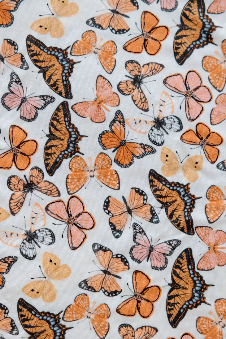 Butterfly Long Sleeve Pajama Set